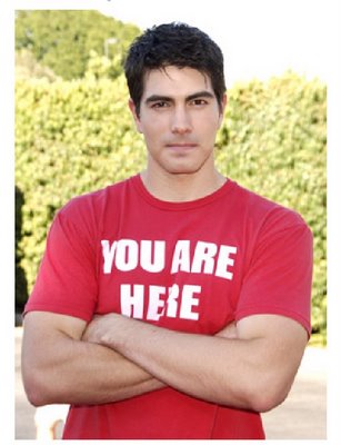 Brandon Routh. Loved him in Superman Returns. He looks perfect as Clark Kent 